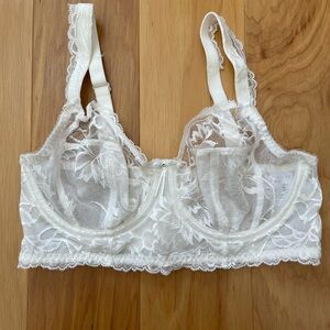 FANTASIE FL2063 BRONTE LONGLINE BRA IN IVORY SIZE 32DD